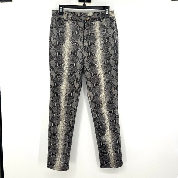 Forever 21 Pants - Forever 21 Snake Print Slim Leg Pants Women's Large